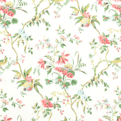 Locklin Print Fabric by Brunschwig & Fils in Spring