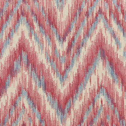 Auvergne Weave Fabric by Brunschwig & Fils in Pink/Blue