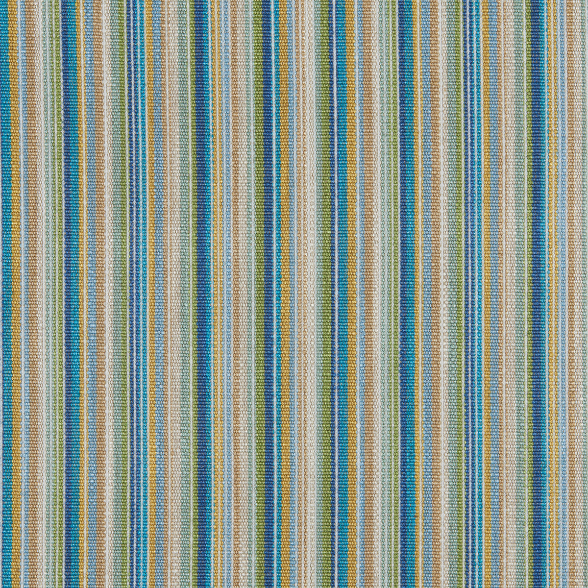 Cantal Stripe Fabric by Brunschwig & Fils in Marine