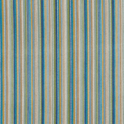 Cantal Stripe Fabric by Brunschwig & Fils in Marine