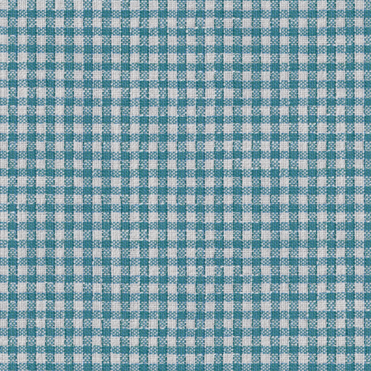 Vesonne Check Fabric by Brunschwig & Fils in Aqua