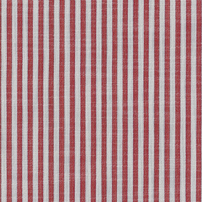 Vesonne Stripe Fabric by Brunschwig & Fils in Red