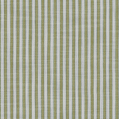 Vesonne Stripe Fabric by Brunschwig & Fils in Leaf