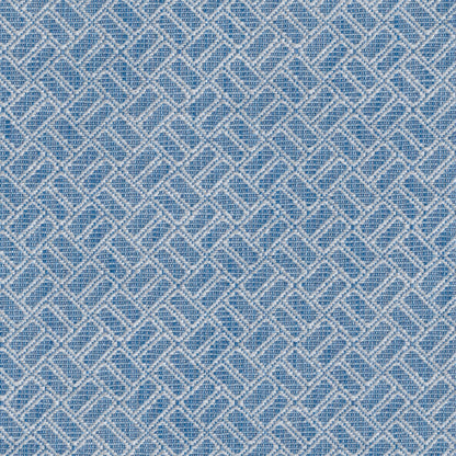 Belchamp Weave Fabric by Brunschwig & Fils in Sky