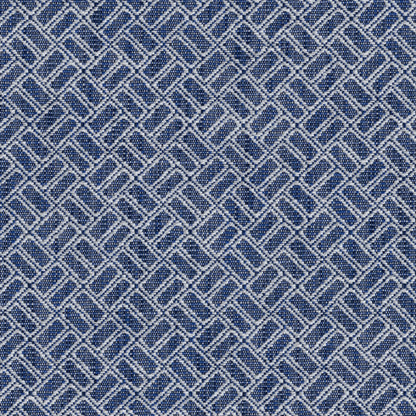 Belchamp Weave Fabric by Brunschwig & Fils in Navy