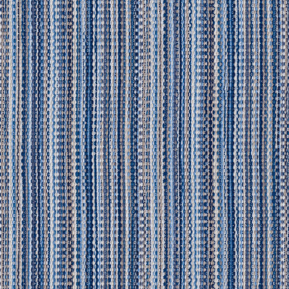 Longemer Stripe Fabric by Brunschwig & Fils in Blue