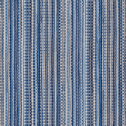 Longemer Stripe Fabric by Brunschwig & Fils in Blue