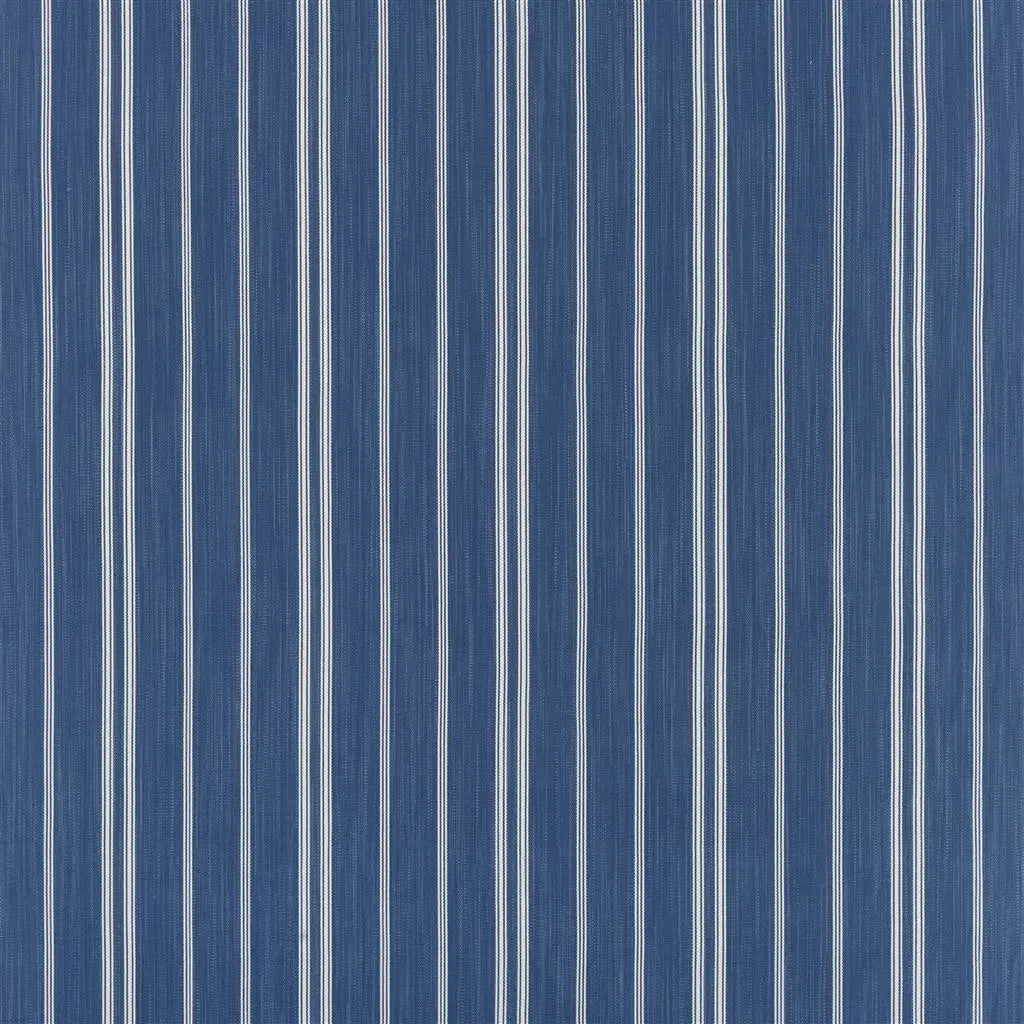 Batchelder Ticking Fabric by Ralph Lauren in Indigo