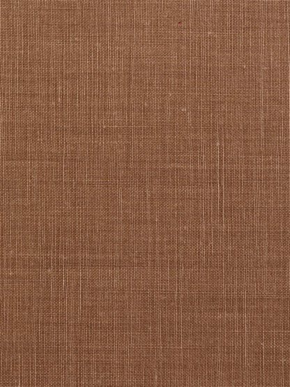 Linen Wallpaper by Holland & Sherry in Rust