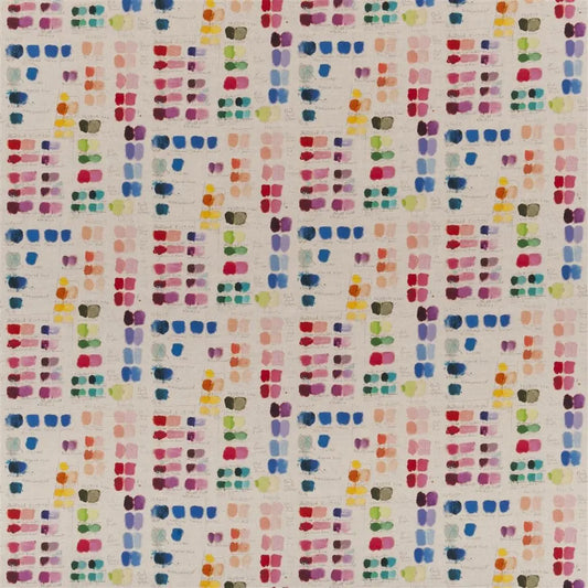 Mixed Tones Fabric by John Derian in Canvas