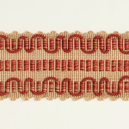 936 Fairfax Braid Trim by George Spencer Designs in Brick