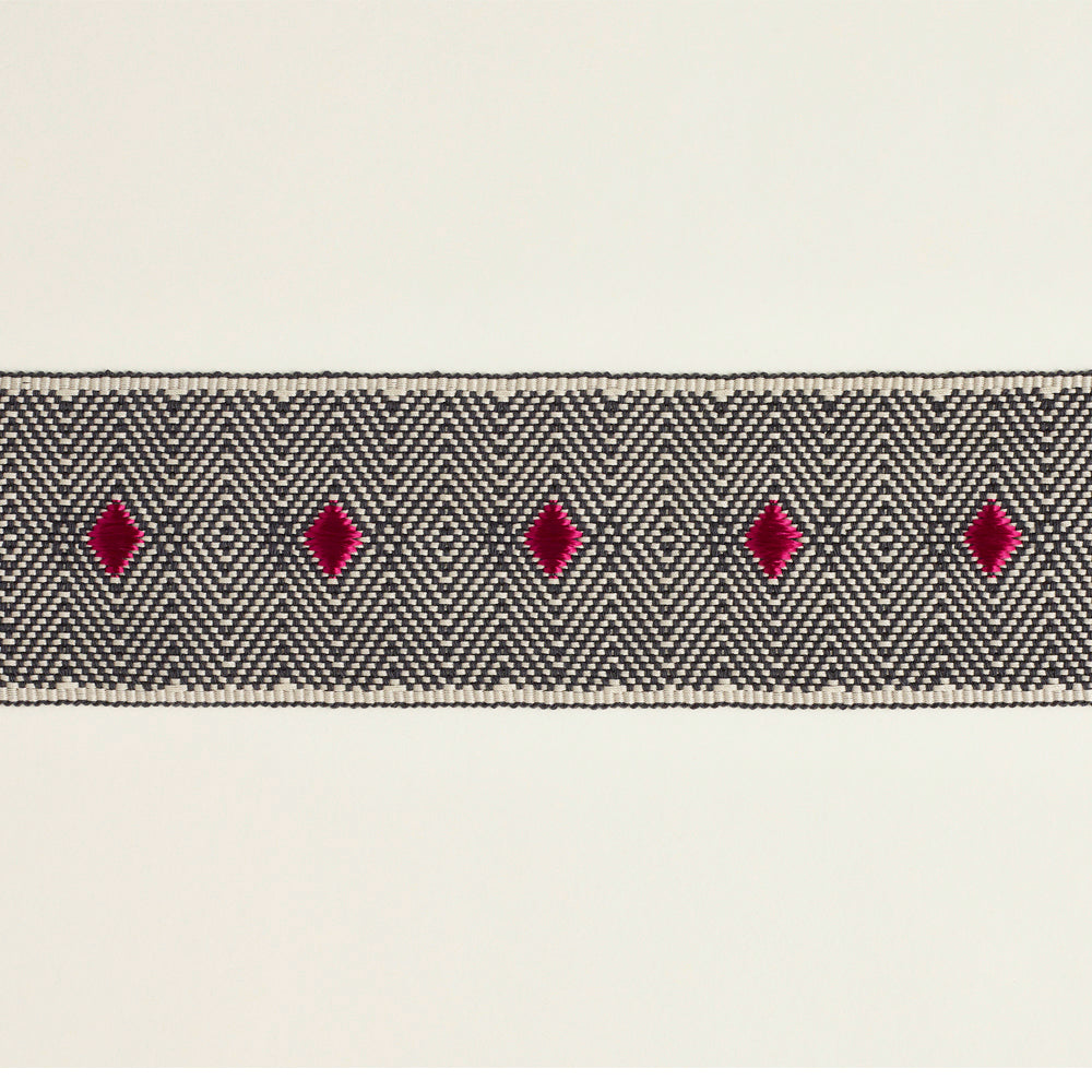 939 Lucy Braid Trim by George Spencer Designs in Garnet