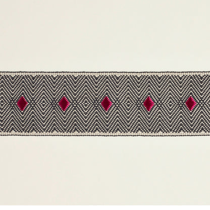 939 Lucy Braid Trim by George Spencer Designs in Garnet