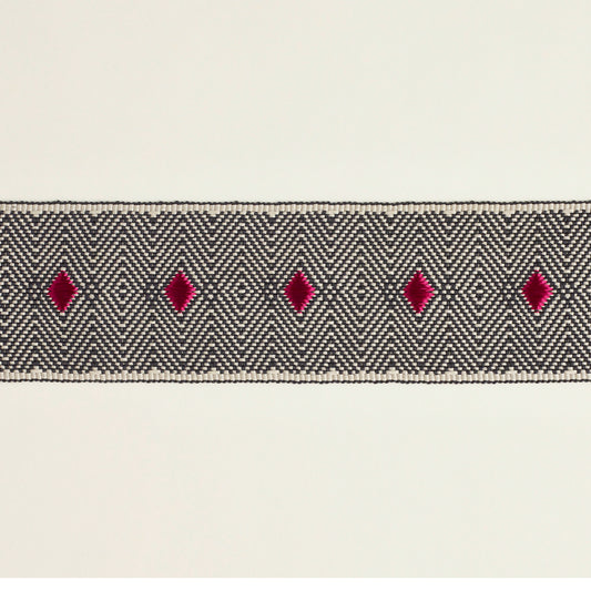 939 Lucy Braid Trim by George Spencer Designs in Garnet