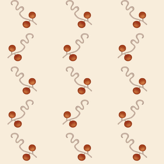Macadamia Wallpaper by Ottoline in Brown