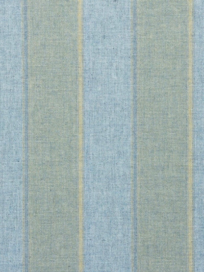 Jasper Stripe Fabric by Elizabeth Eakins in Blue Green