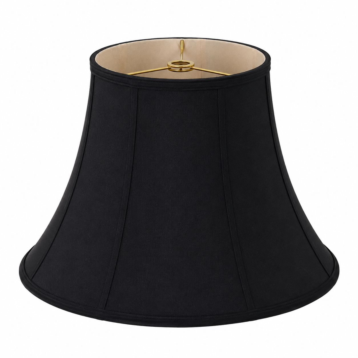 Black Tissue Shantung Deluxe Bell, Choice of Size