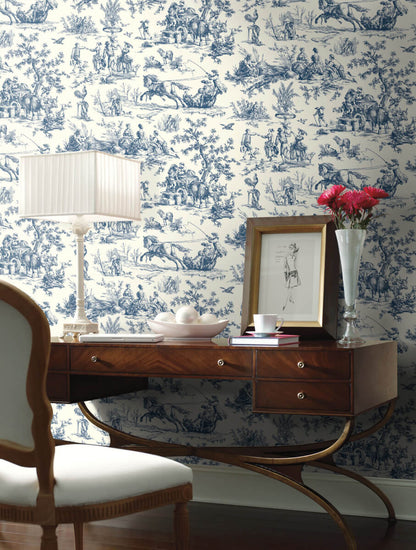 Seasons Toile Wallpaper