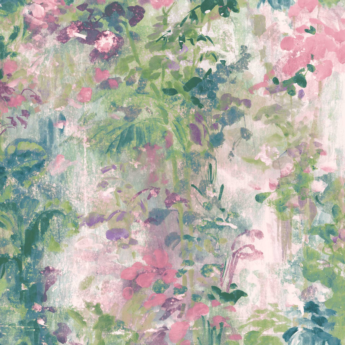 Aquarelle Blossom Pink Wallpaper