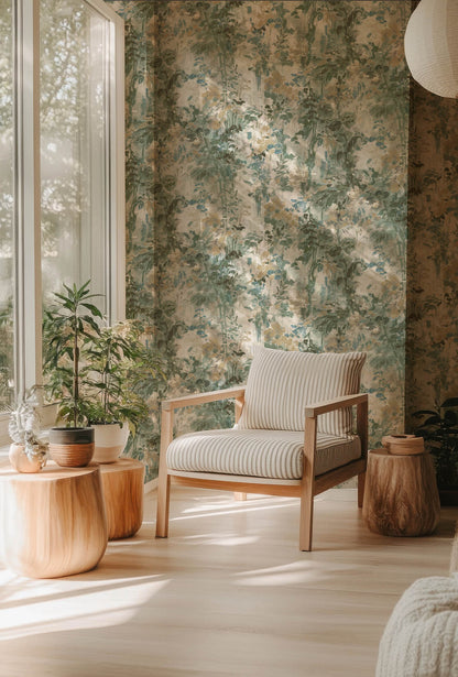 Aquarelle Natural Wallpaper
