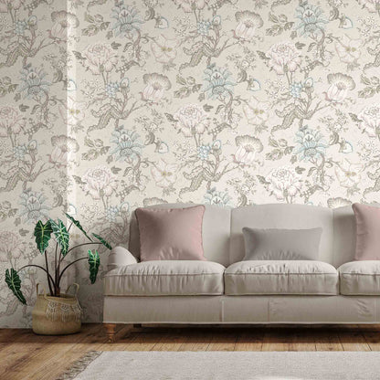 Arcadia Pastel wallpaper by Woodchip & Magnolia