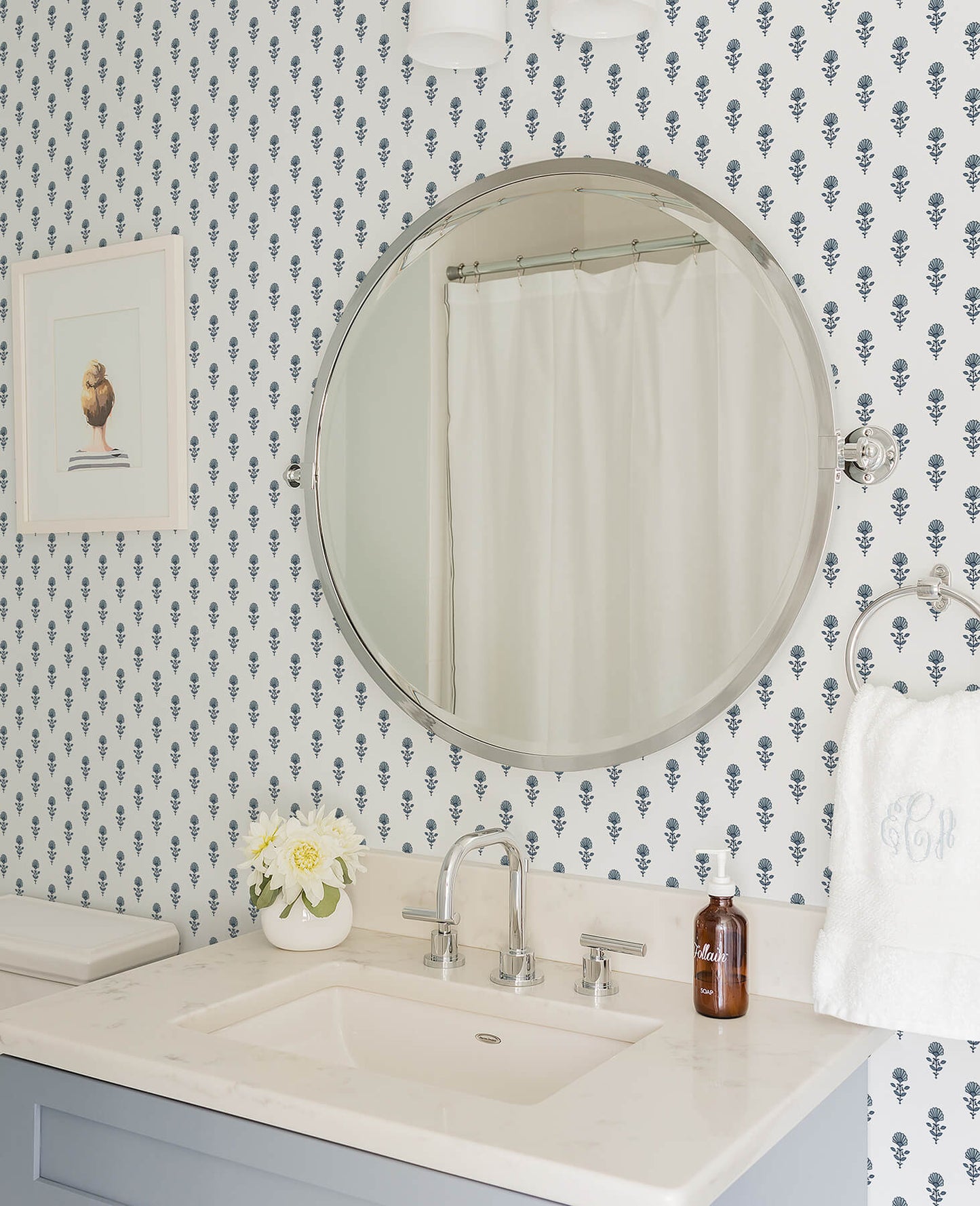 Libby Mini Floral Wallpaper
