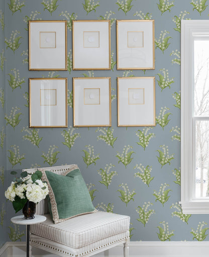 Farmington Lily of the Valley Wallpaper