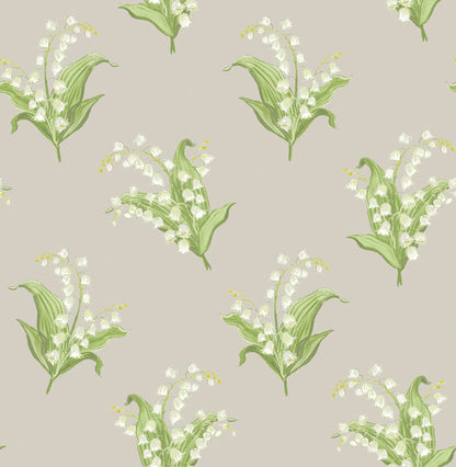 Farmington Lily of the Valley Wallpaper