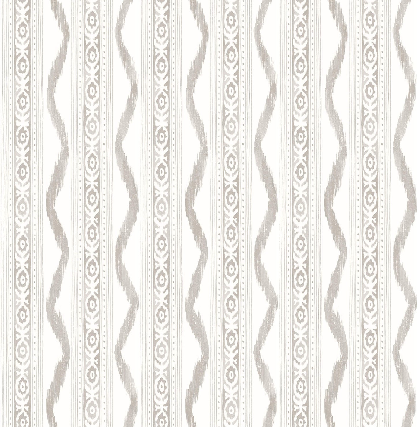Rhys IKAT Stripe Wallpaper