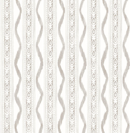 Rhys IKAT Stripe Wallpaper