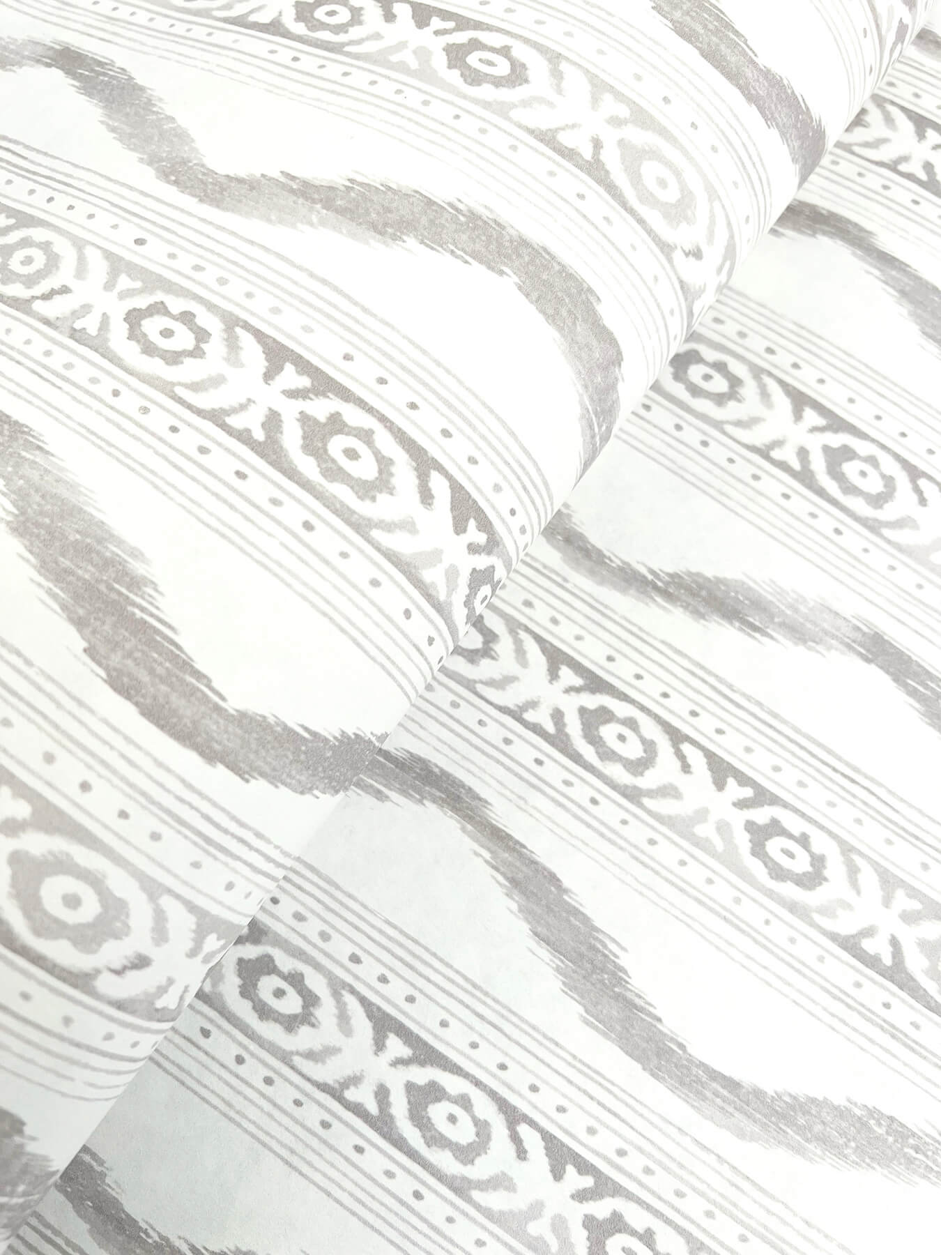 Rhys IKAT Stripe Wallpaper