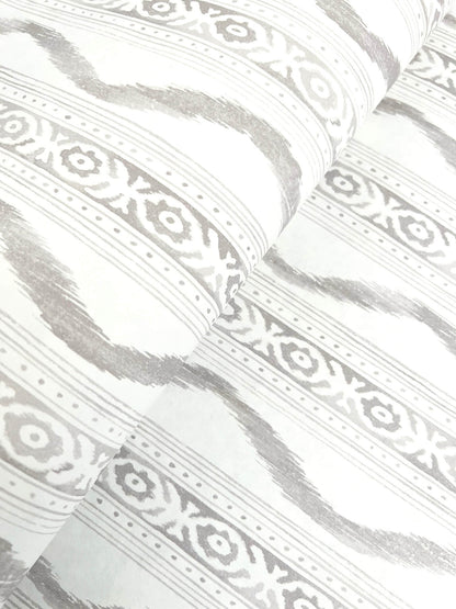Rhys IKAT Stripe Wallpaper