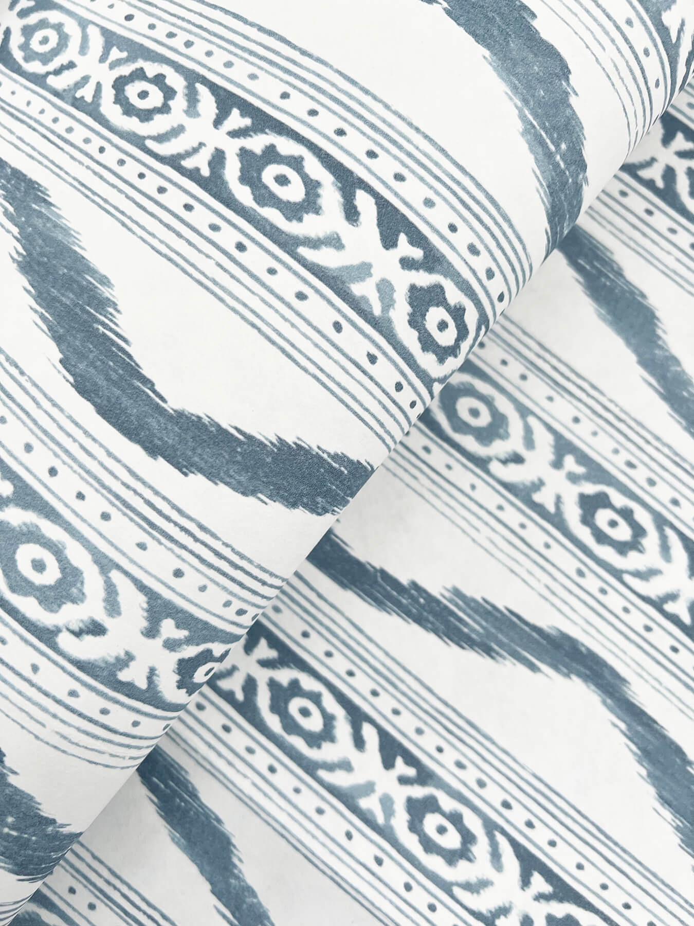 Rhys IKAT Stripe Wallpaper