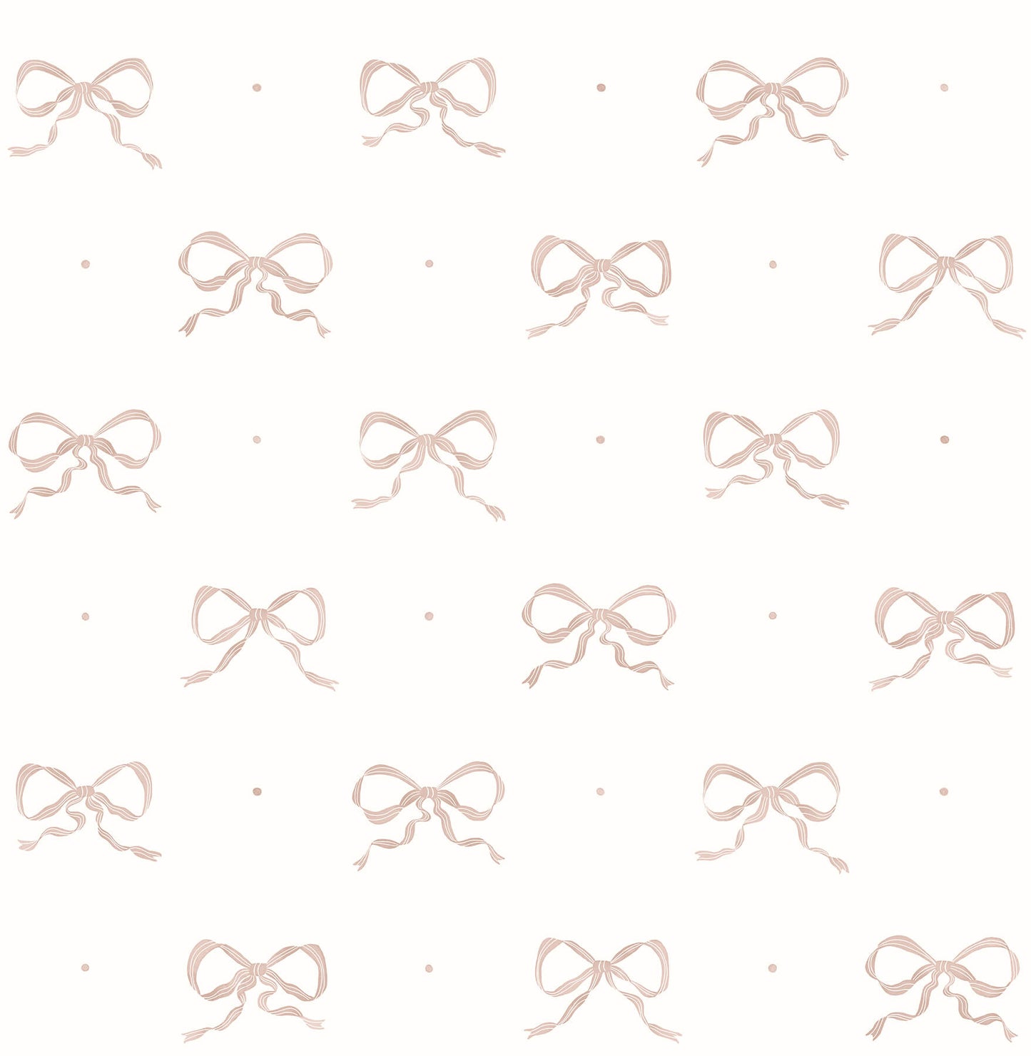 Emma Large Bow Wallpaper