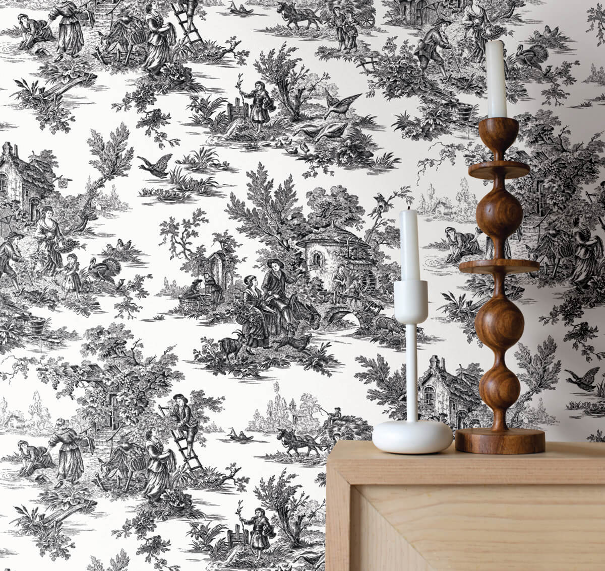 Campagne Toile Wallpaper