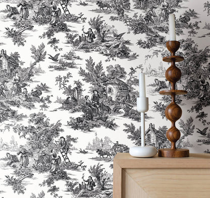 Campagne Toile Wallpaper