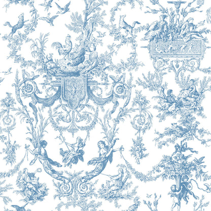 Old World Toile Wallpaper