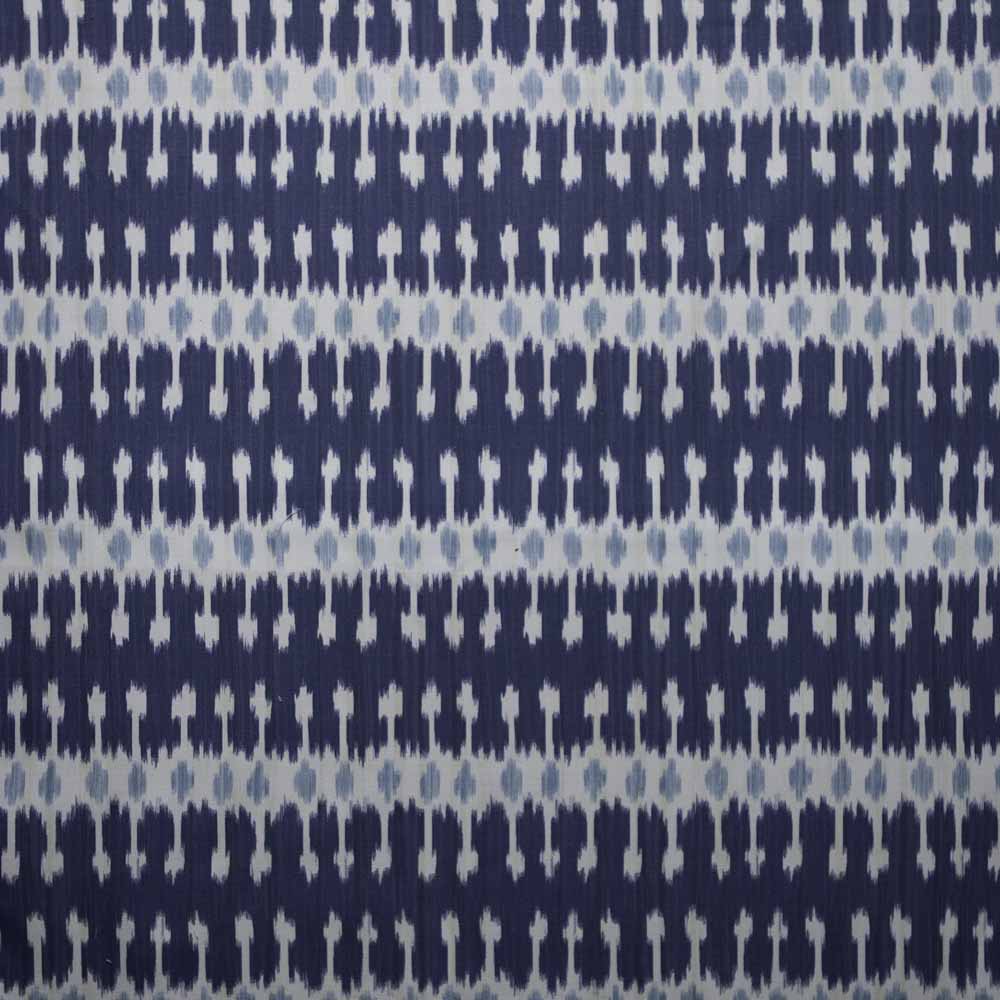 Alina Stripe Fabric by Titley & Marr in Indigo