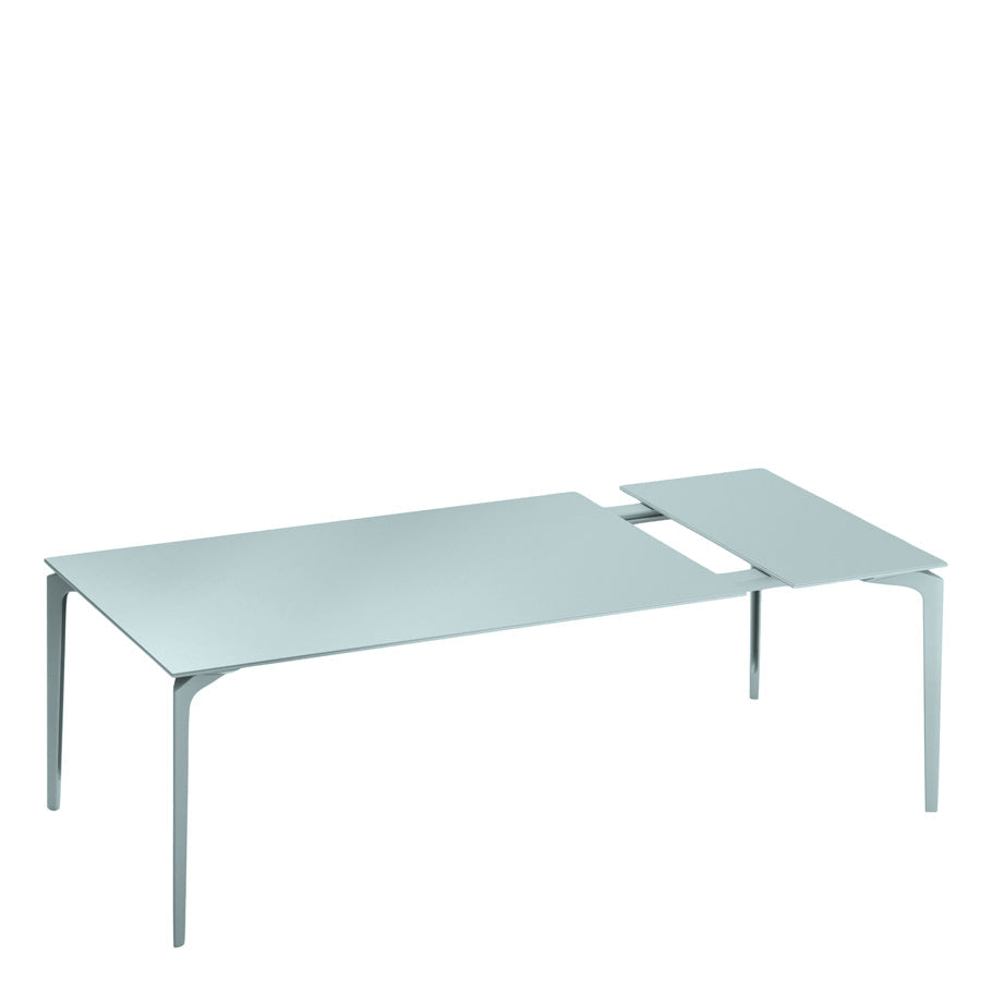 Allsize Extendable Dining Table Rectangle 161 by JANUS et Cie in Light Blue