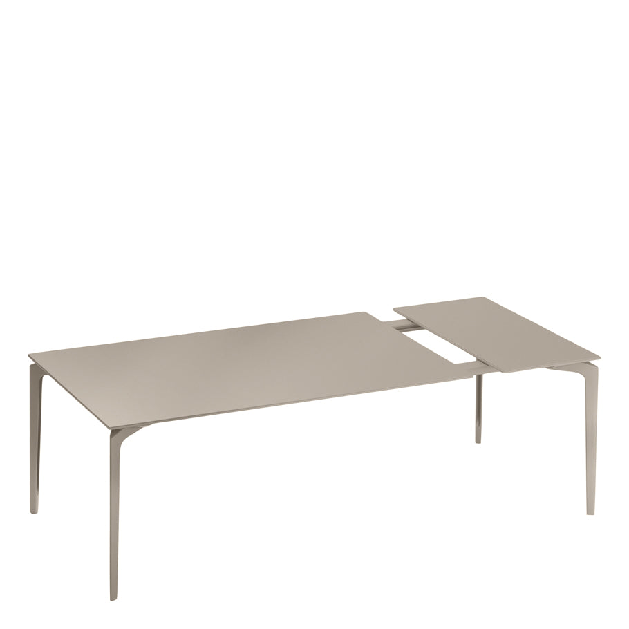 Allsize Extendable Dining Table Rectangle 161 by JANUS et Cie in Mercury
