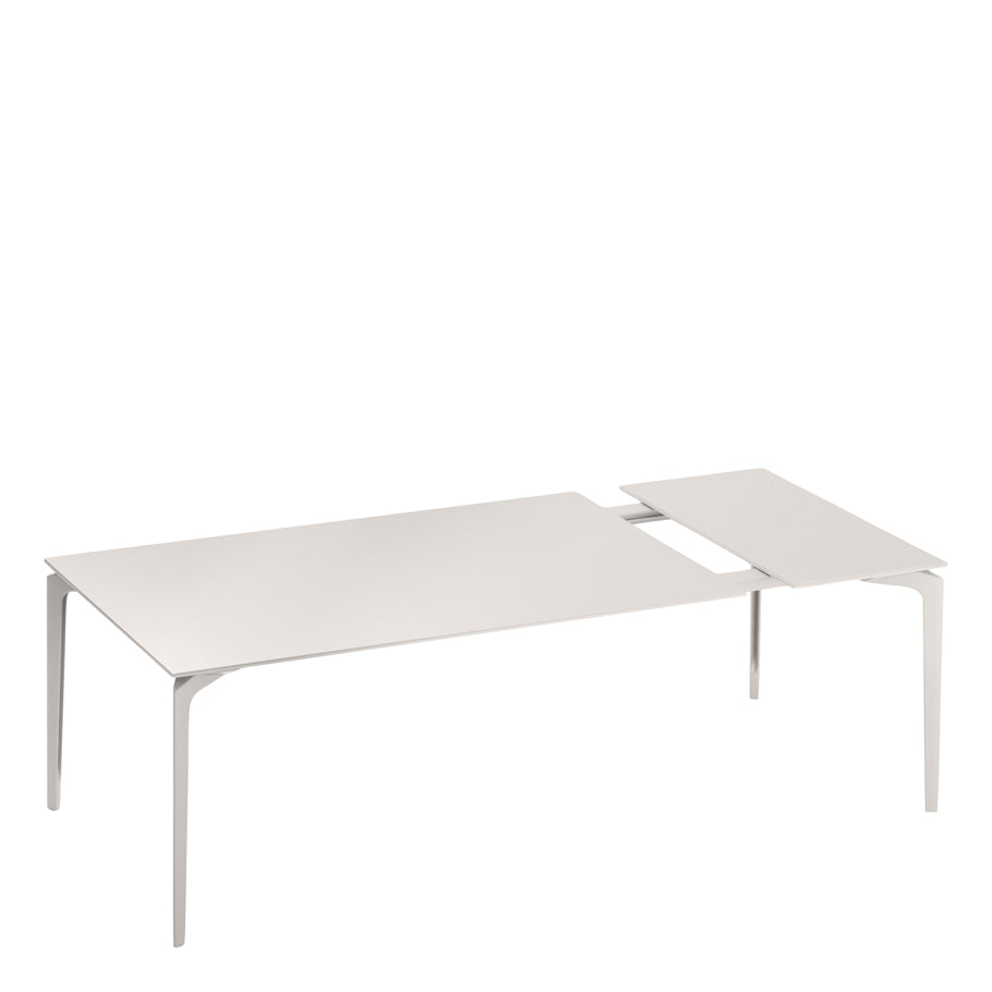 Allsize Extendable Dining Table Rectangle 161 by JANUS et Cie in Powder Grey