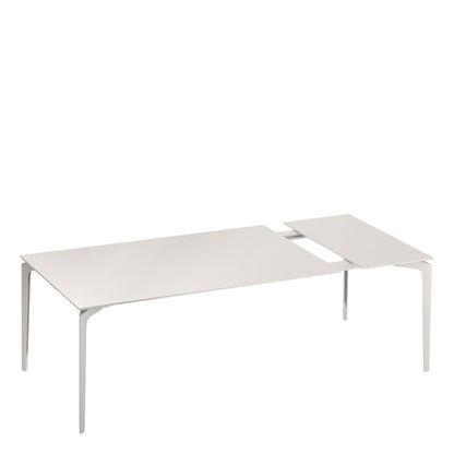 Allsize Extendable Dining Table Rectangle 161 by JANUS et Cie in Powder Grey