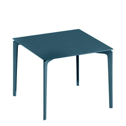 Allsize Dining Table Square 91 by JANUS et Cie in Blue Teal
