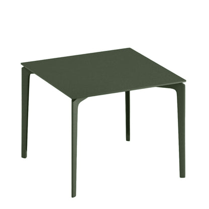 Allsize Dining Table Square 91 by JANUS et Cie in Dark Green