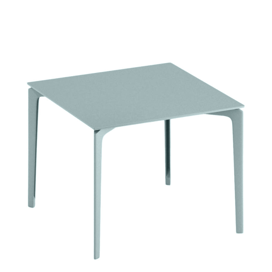 Allsize Dining Table Square 91 by JANUS et Cie in Light Blue