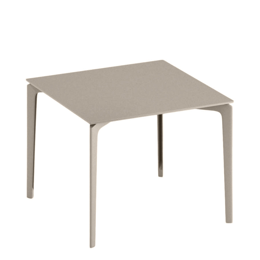 Allsize Dining Table Square 91 by JANUS et Cie in Mercury