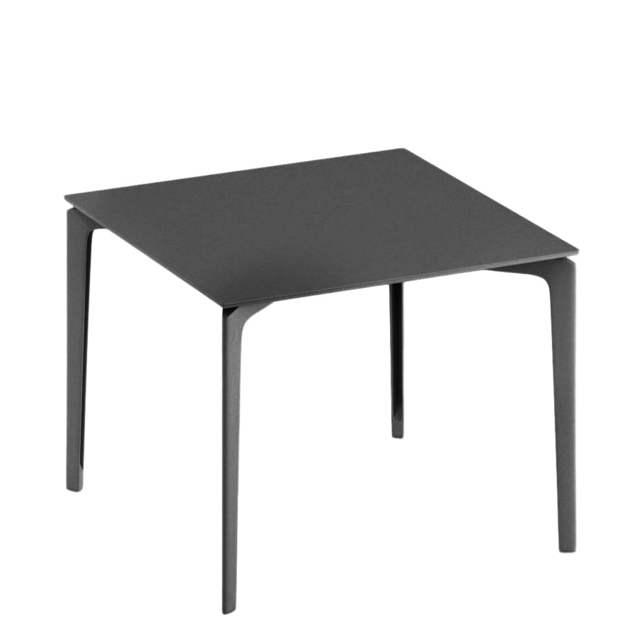 Allsize Dining Table Square 91 by JANUS et Cie in Metallic Grey