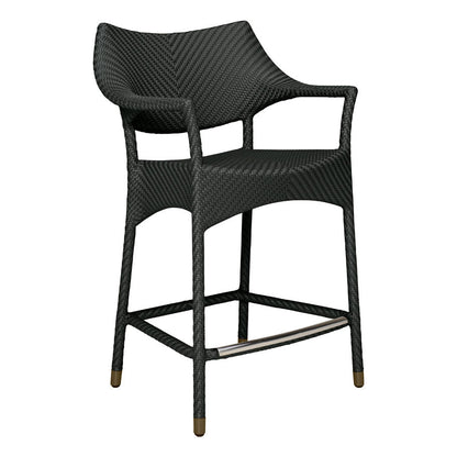 Amari Counter Stool With Arms by JANUS et Cie in Lava