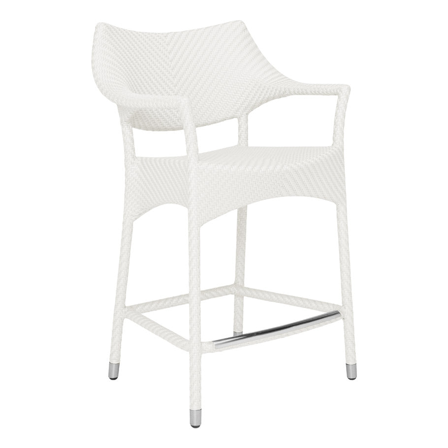 Amari Counter Stool With Arms by JANUS et Cie in Nimbus