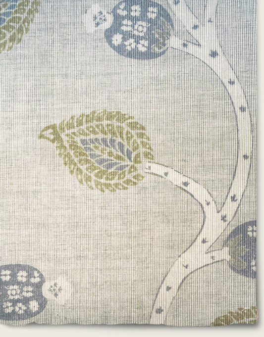 Anesah Wallpaper by Aux Abris in Chilled Blue